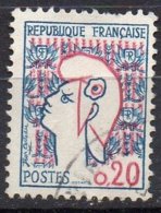 FRANCE N° 1282 O Y&T 1961 Marianne De Cocteau - 1961 Marianne (Cocteau)