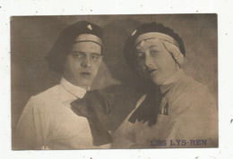 Delcampe - Cp , Spectacle ,cirque , Artistes , LES LYS-REN , Peintres Chiffons , Vierge - Zirkus