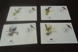 M7118 - Set FDC Hungary  -1983 - WWF -  Birds Of Prey  - Weight 35 Gr. - FDC