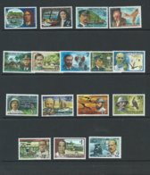 Christmas Island Mnh Set Famous Visitors People Mnh Sg67 1977 Set Of 16 - Christmas Island