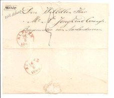 Alphen 16.8.63 > Burgemeester AARLANDERVEEN. FRANCO DOORGEHAALD + UIT DE BUS !!!! - ...-1852 Préphilatélie