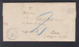 Faltbrief Homburg 1871 - Briefe U. Dokumente