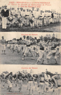 14-CAEN-SOUVENIR DE LA 37e FÊTE FEDERALE  DE L'UNION DES STES DE GYMNATIQUES DE FRANCE ECOLE DES MOUSSES DE BREST - Caen