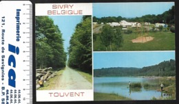 Cpm St004868 Touvent Sivry à La Porte Des Fagnes 3 Vues Sur Carte , Forêt , Camping, étang - Sivry-Rance