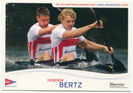 Rowing, Kayak, Canoe - DKV Germany Nationalmannschaft National Team, HENDRIK BERTZ, Autogramme Signed - Aviron