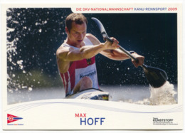 Rowing, Kayak, Canoe - DKV Germany Nationalmannschaft National Team, MAX HOFF, Autogramme Signed - Aviron