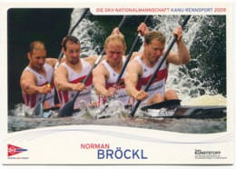 Rowing, Kayak, Canoe - DKV Germany Nationalmannschaft National Team, NORMAN BROCKL, Autogramme Signed - Aviron