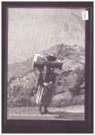 FORMAT 10x15cm - COSTUME DU VALAIS - ROUTE D'ISERABLES - TB - Isérables