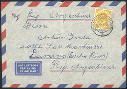 GERMANY: Airmail Cover Franked By Michel 136 Alone, Sent To Argentina On 28/SE/1953, Fine Quality, Catalog Value Euros 1 - Vorphilatelie