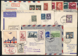 WEST GERMANY: Over 100 Covers, Mostly FIRST FLIGHTS And Special Flights Of 1950s/60s, Almost All Of LUFHANSA Airline, VF - Lettres & Documents