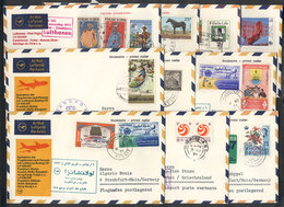 WEST GERMANY: Over 100 Covers, Mostly FIRST FLIGHTS And Special Flights Of 1970s, Almost All Of LUFHANSA Airline, VF Gen - Lettres & Documents