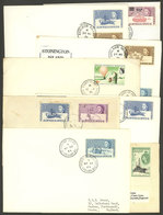 BRITISH ANTARCTIC TERRITORY: 8 Covers Of The Years 1964 To 1972, There Are Interesting Postal Marks, One Is Signed By Au - Storia Postale