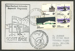 NEW ZEALAND ANTARCTICA: Cover Sent From Scott Base To England On 29/OC/1979, Very Nice! - Lettres & Documents