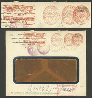ARGENTINA: Registered Cover Sent From Buenos Aires To Córdoba On 1/DE/1931, With Meter Postage Of 42c. And Slogan Cancel - Briefe U. Dokumente