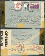 ARGENTINA: 19/JUL/1943 Buenos Aires - Belgium, Airmail Cover With 1.45P. Postage (including The 1P. Map On Chalky Paper) - Lettres & Documents