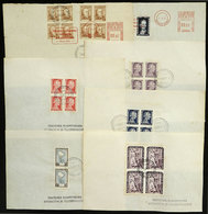 ARGENTINA: Intl. Plenipotentiary Conference Of TELECOMMUNICATIONS: 6 Sheets With Varied Frankings And Special Postmarks  - Covers & Documents