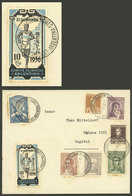 ARGENTINA: 1936 Berlin Olympic Games, 10c. Cinderella Of The Argentine Olympic Committee + Varied Postage On A Cover Wit - Other & Unclassified