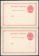 BRAZIL: RHM.BP-6, Unused Double Postal Card, Excellent Quality, RHM Catalog Value 100Rs. - Entiers Postaux