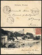 BRAZIL: Postcard With View Of "Rio De Janeiro, Gloria", Sent From Rio To France On 24/FE/1904, Dispatched From A French  - Prefilatelia