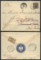 BRAZIL: Cover Sent From Curitiba To Germany On 31/JUN/1908 And RETURNED TO SENDER, Bearing A Nice Seal Of The German Con - Prefilatelia
