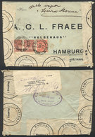 BRAZIL: Cover Sent From Rio De Janeiro To Germany On 23/AP/1927, In Hamburg It Arrived With Some Damages And So It Was S - Vorphilatelie