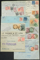 BRAZIL: 10 Covers Flown Via CONDOR Between 1929 And 1942, Varied Destinations And Postal Marks, Very Nice Postages, Gene - Briefe U. Dokumente