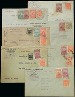 BRAZIL: 7 Airmail Covers Flown Via AEROPOSTALE Between 1930 And 1932, Very Nice! - Préphilatélie