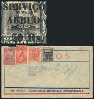 BRAZIL: Airmail Cover Sent From Sao Paulo To Bahia On 12/FE/1931, Franked By RHM.A-1 With "AERCO" Variety + Other Values - Briefe U. Dokumente