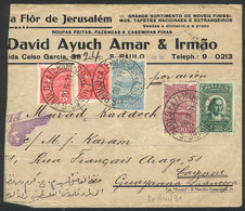 BRAZIL: Airmail Cover Sent From Sao Paulo To FRENCH GUIANA On 20/AP/1931, Franked With 3,200Rs., Fine Quality, Rare Dest - Vorphilatelie