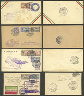 BRAZIL: 10 Covers Used Between 1932 And 1992, FIRST FLIGHTS Or Special Flights, VF General Quality! IMPORTANT: Please Vi - Voorfilatelie