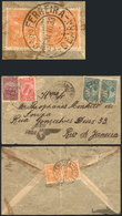 BRAZIL: Airmail Cover Sent From PRAÇA DO FERREIRA (Ceara) To Rio De Janeiro On 20/MAR/1933 By PAA, Interesting! - Préphilatélie