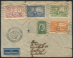 BRAZIL: Cover Franked By RHM. C-74/77 (Anchieta) + Another Value (total Postage 4,200Rs.) Sent From Bahia To Germany On  - Prephilately