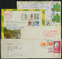 BRAZIL: 4 Modern Covers With Interesting Postages! - Prephilately