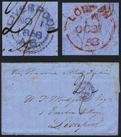 CHILE: Entire Letter Sent From Valparaiso To Liverpool On 15/SE/1858 By British Mail, With An English Arrival Mark Of 31 - Chile