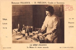 Lyon         69         Restaurant . La Mère Fillioux     (voir Scan) - Autres & Non Classés