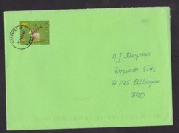 Poland: Cover To Germany, 2004, 1 Stamp, Sheep, Porcelain, Easter, Spring (traces Of Use) - Lettres & Documents