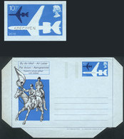 GREAT BRITAIN: 10½p. Aerogram With SPECIMEN Overprint, VF Quality! - Stamped Stationery, Airletters & Aerogrammes