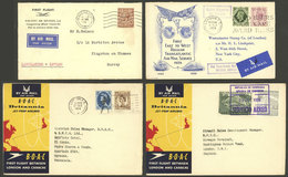 GREAT BRITAIN: FIRST FLIGHTS: 12 Covers Used Between 1930s And 1960s, Very Fine Quality! IMPORTANT: Please View ALL The  - ...-1840 Precursori