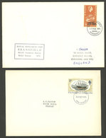 FALKLAND ISLANDS (MALVINAS): 2 Covers Of The Years 1970 And 1975, Interesting! - Islas Malvinas