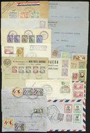 PARAGUAY: Group Of 15 Covers Of Varied Periods, Several Sent By Airmail, Most Of Fine To VF Quality, Several Very Intere - Paraguay