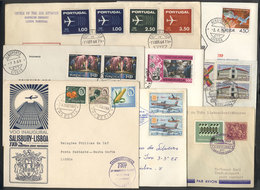 PORTUGAL: Over 75 Covers, Mostly FIRST FLIGHTS And Special Flights Of 1960s/70s, Almost All Of TAP Airline, VF General Q - Lettres & Documents