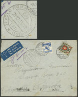 SWITZERLAND: Airmail Cover Sent From Geneve To Córdoba (Argentina) On 16/DE/1939, Carried On The FIRST FLIGHT ROMA - RIO - Briefe U. Dokumente