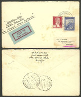 TURKEY: 18/JA/1934 Istanbul - Athens (Greece), First Flight, Cover With Destination England, On Back Marks Of Istambul ( - Brieven En Documenten