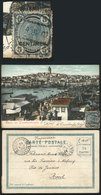 TURKEY - AUSTRIAN OFFICES: Postcard Sent From Constantinople To Brazil On 1/MAR/1907, Franked With Stamp Of The Austrian - Andere & Zonder Classificatie