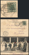 TURKEY - AUSTRIAN OFFICES: Postcard Sent From Constantinople To Brazil On 24/AU/1907, Franked With Stamp Of The Austrian - Andere & Zonder Classificatie