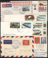 WORLDWIDE: ZEPPELIN: Over 50 Covers And Cards Of Varied Countries, All With Stamps And/or Postmarks Related To Topic Zep - Andere & Zonder Classificatie