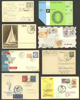 WORLDWIDE: SPORT, OLYMPIC GAMES: About 49 Covers, Cards, Etc. Of Varied Countries, With Postages And/or Cancels Related  - Sonstige & Ohne Zuordnung