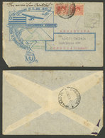 URUGUAY: 29/NO/1929 Montevideo - MENDOZA (Argentina), Cover Flown On NYRBA First Flight To Miami, Extremely Rare Leg To  - Uruguay