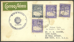 VENEZUELA: 5/DE/1930 La Guaira - Miami, P.A.A. First Flight, Cover With Final Destination New York, Arrival Backstamp, A - Venezuela