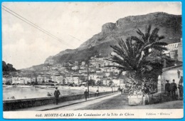 CPA (Monaco) MONTE-CARLO - LA CONDAMINE Et La Tête De Chien ° Edition "Riviera" 608 - La Condamine